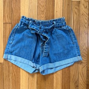 High Waist Denim Shorts